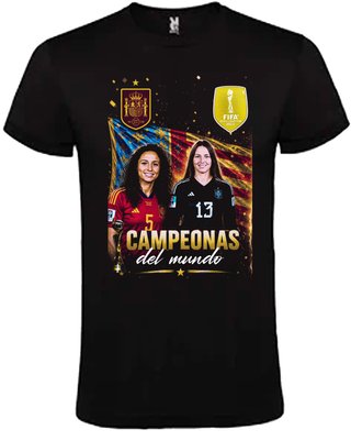 Camiseta Mundial Fútbol Femenino España
