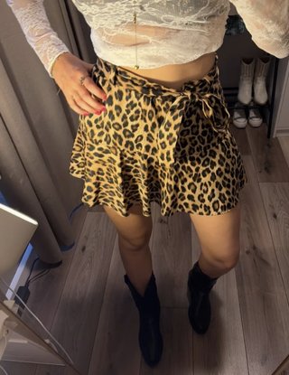 Falda pantalón leopardo