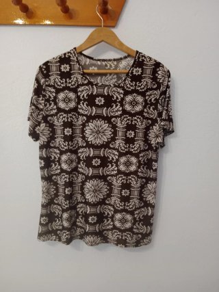 Lote 2 Blusas Vintage Mujer Talla XL
