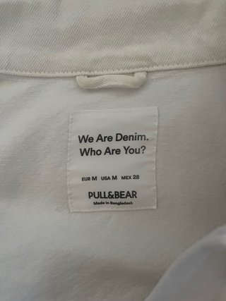 Chaqueta vaquera blanca