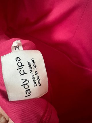 Vestido Lady Pipa rosa largo