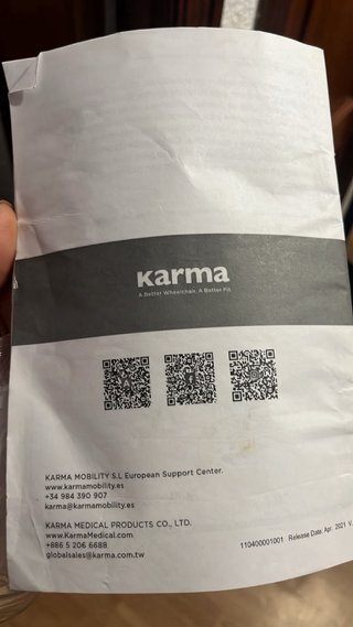 Silla de ruedas karma agile