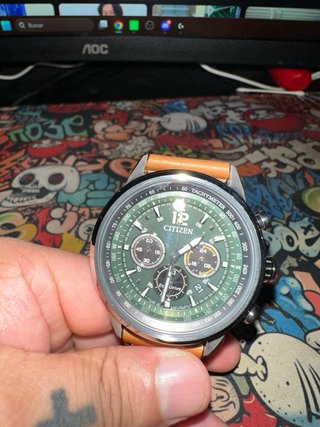 Reloj Citizen Marrón y Verde
