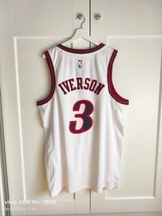 Camiseta NBA Philadelphia 76ers  Blanca talla XXL