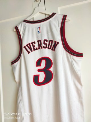 Camiseta NBA Philadelphia 76ers  Blanca talla XXL