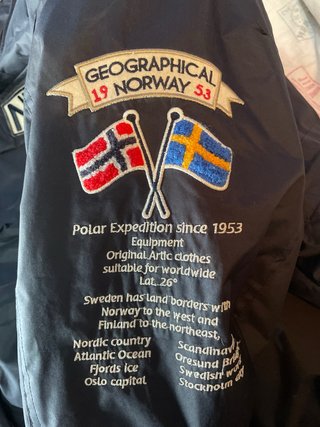 Chaqueta Geographical Norway Negra Talla 44 XL