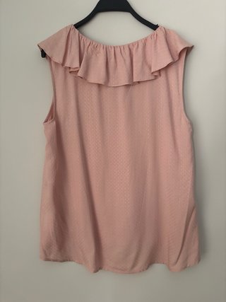 Blusa Tintoretto Volante Rosa Talla 42