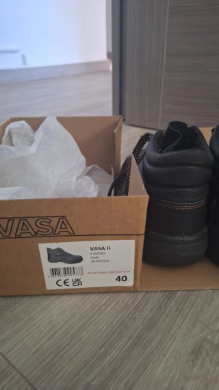 Botas de seguridad negras talla 40