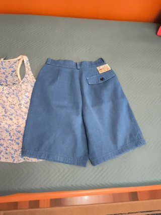 Pantalón vaquero mujer azul y camiseta