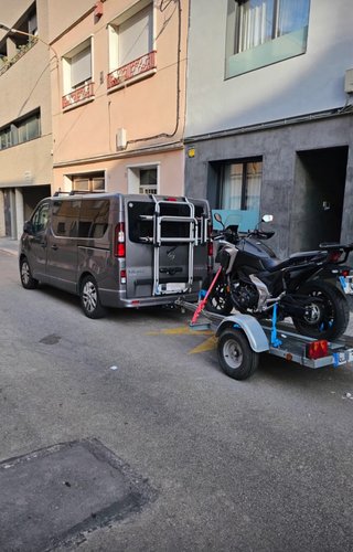 Remolque Moto con papeles