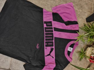 Camiseta Puma Vintage Bordada Talla M 1990s