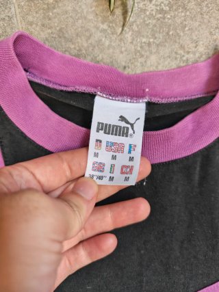 Camiseta Puma Vintage Bordada Talla M 1990s