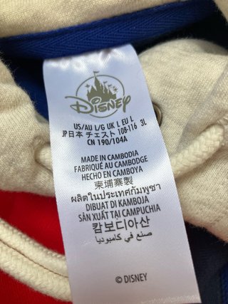 Sudadera Disney Est. 1992 Disneylan Paris L