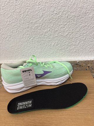 Zapatillas Mizuno Correr Verde y Morado