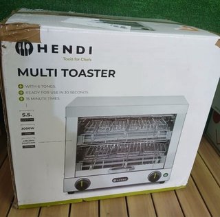 Multitostadora HENDI 6 pinzas - 3000W Tostadora