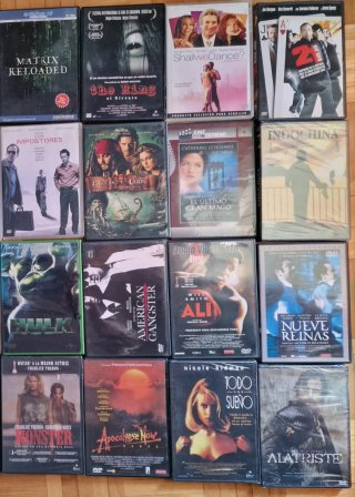Lote Películas DVD CASTELLANO