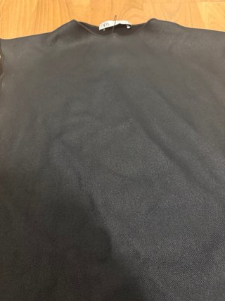 Camiseta sin mangas Zara Negra
