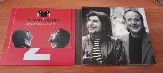 CD y DVD Serrat y Sabina Dos pájaros de un tiro