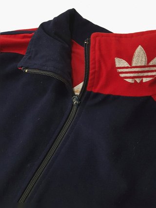 Adidas chaqueta con cremallera sport de velour...