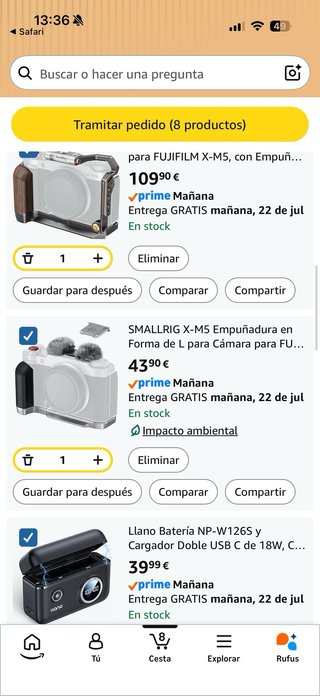 Fujifilm X-M5 + Accesorios. Cámara de foto y video