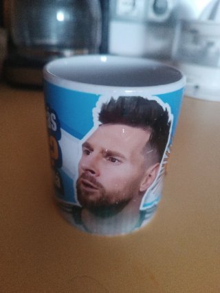 Taza cerámica Messi