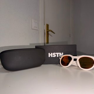 Gafas Oakley meta HSTN Blancas Lentes Naranja