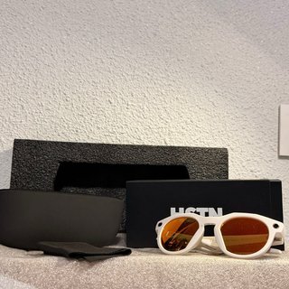 Gafas Oakley meta HSTN Blancas Lentes Naranja