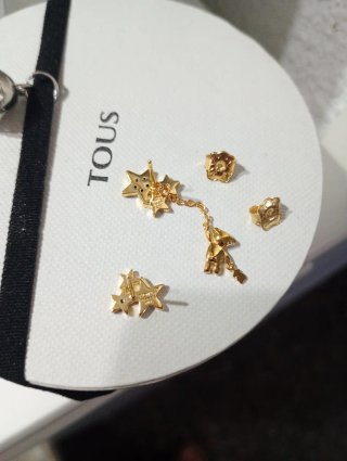 Pendientes estrellas multicolor