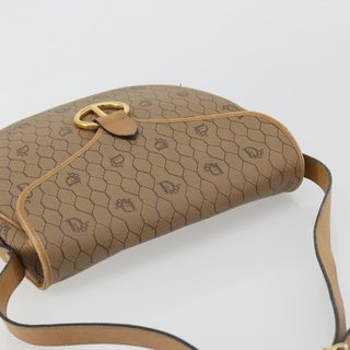 Christian Dior Honeycomb Canvas Shoulder Bag PVC