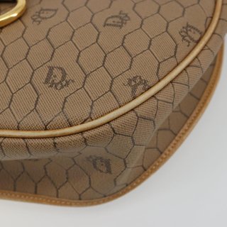 Christian Dior Honeycomb Canvas Shoulder Bag PVC