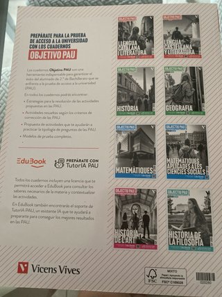 Objetivo Pau Lengua Castellana y Literatura. Ca...