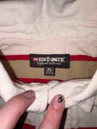 Polo ECKO UNLTD Rugby Manga Larga XL