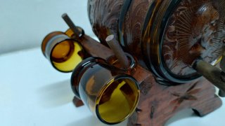 JUEGO LICORERA Y VASOS QUIJOTE