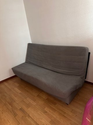 Sofá Cama Gris Tela