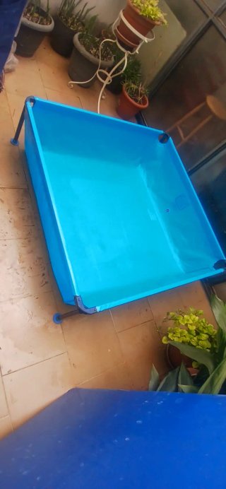 Piscina infantil azul 1.20x1.20x0.30m