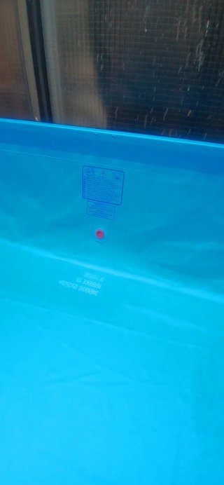Piscina infantil azul 1.20x1.20x0.30m
