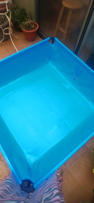 Piscina infantil azul 1.20x1.20x0.30m
