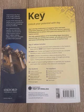 Key Bachillerato 2e 1 Student Book (Spain)