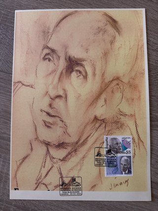 Matasellos Primer Día Severo Ochoa Luarca 2003