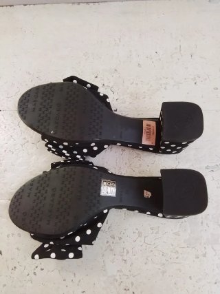 Sandalias Mascaró lunares tacón