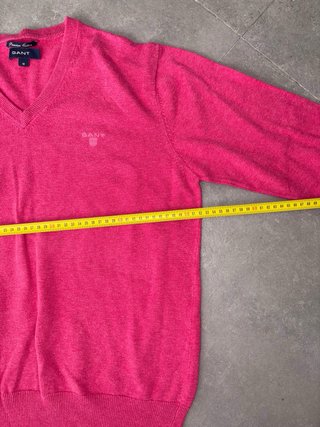 Jersey Gant rosa cuello pico Talla M