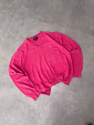 Jersey Gant rosa cuello pico Talla M