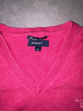 Jersey Gant rosa cuello pico Talla M