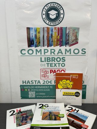 Libros de texto de 2º de Bachillerato Anaya
