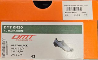 Zapatillas DMT KM30 Gris/Negro Talla 43