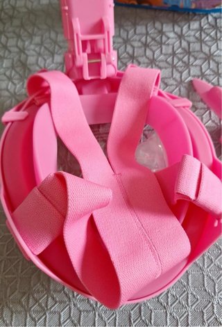 Maschera Snorkeling Bambini 180° Rosa