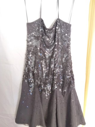 Vestido de fiesta con pedrería