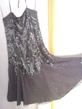 Vestido de fiesta con pedrería