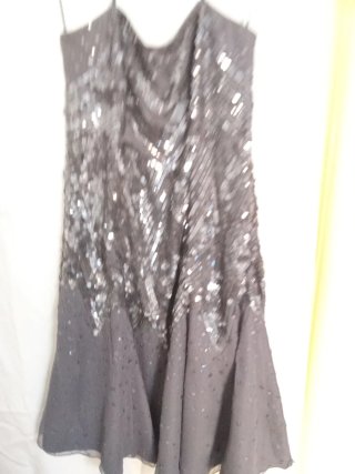 Vestido de fiesta con pedrería