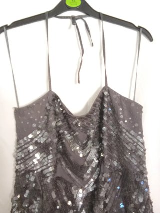 Vestido de fiesta con pedrería